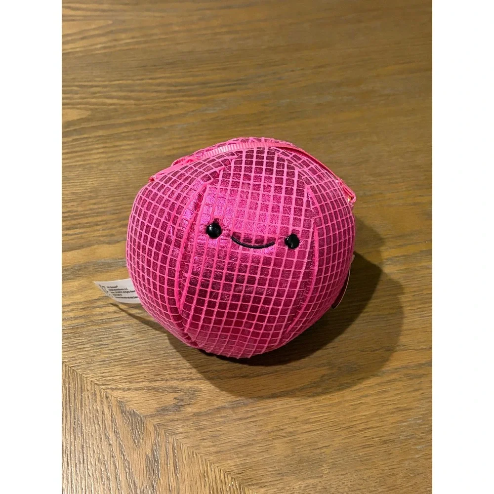 FAO Schwarz Cliqs Hot Pink Disco Ball Plush Handbag Collectible Mini Purse NWT